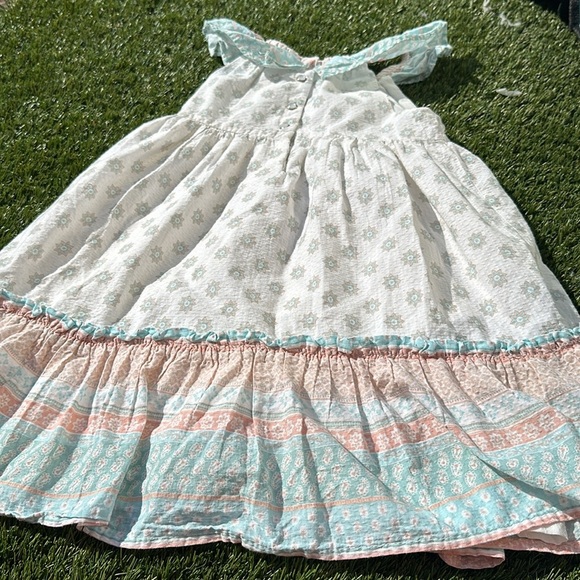 5T JOIE absolutely adorable light pink light, blue, and white waffle dress - Picture 12 of 13